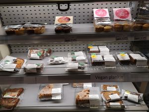 Vegan plank at EkoPlaza - Scheldestraat in Amsterdam