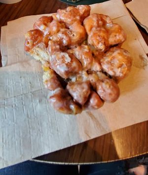 Apple fritter - delicious! at Mighty-O Donuts - Denny Triangle in Seattle