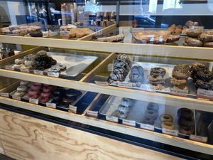 So many options! at Mighty-O Donuts - Denny Triangle in Seattle