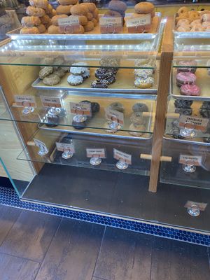 Selection of donuts  at Mighty-O Donuts - Denny Triangle in Seattle