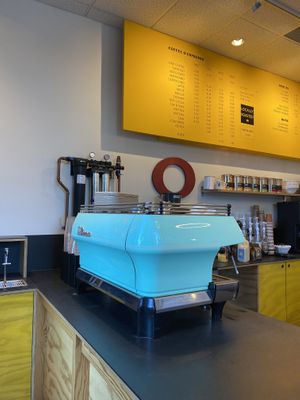 Nice espresso machine!  at Mighty-O Donuts - Denny Triangle in Seattle