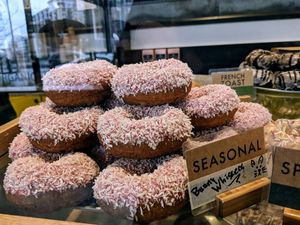 pile o donuts at Mighty-O Donuts - Denny Triangle in Seattle