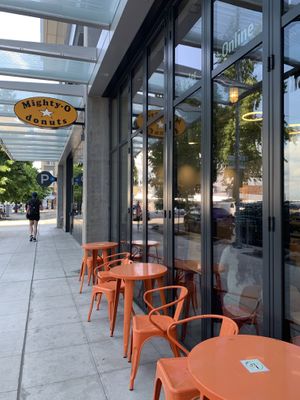 Outside store at Mighty-O Donuts - Denny Triangle in Seattle