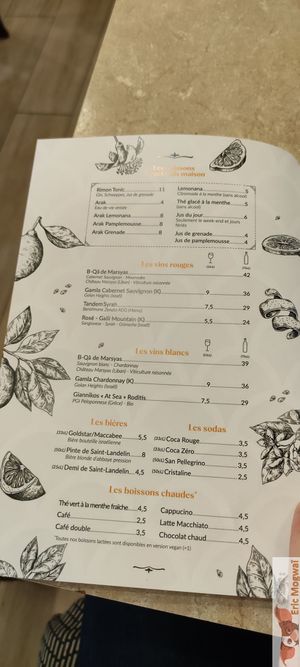 Drinks at Levantine in Paris