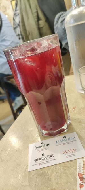 Juice with Pomegranate at Levantine in Paris