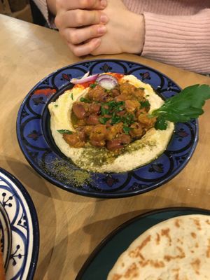 Hummus  at Levantine in Paris