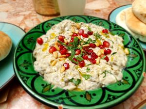 Babaganoush (caviar d'aubergine) at Levantine in Paris