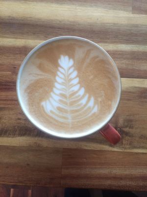 Latte at Oliveira in South West London