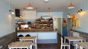 The bar at Oliveira in South West London