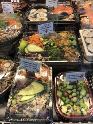 Vegan bento & salads  at Tsuke-Ba in Leederville