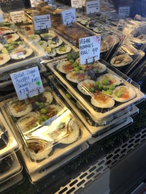 Vegan sushi  at Tsuke-Ba in Leederville