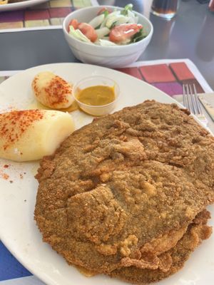 Cachopo de seitan  at La Cachopería in Aviles
