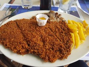 Seitan cachopo at La Cachopería in Aviles