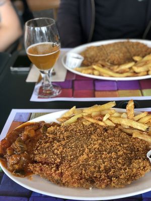 Cachopos veganos at La Cachopería in Aviles