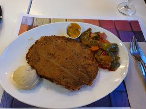 Seitan cachopo at La Cachopería in Aviles