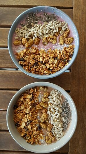 smoothie bowls at The Juice Lounge in Antalya