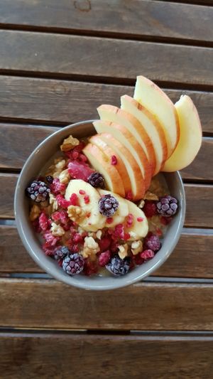Creamy porridge at The Juice Lounge in Antalya