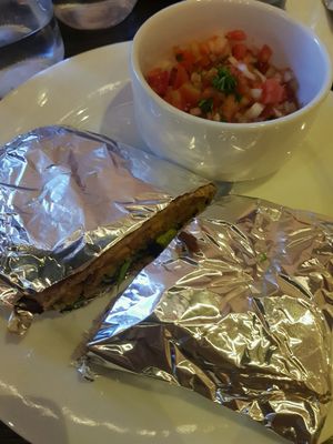 vegan burrito at Urban Greenhouse in Panama City