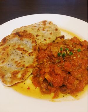 Sausage and holajdre at Urban Greenhouse in Panama City