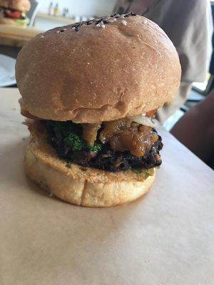 Great burger at Urban Greenhouse in Panama City