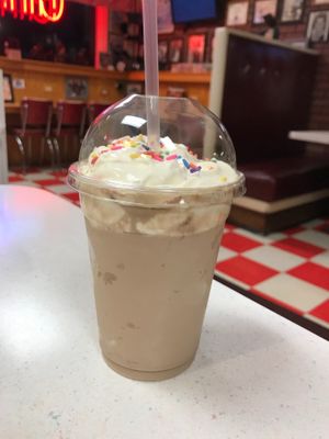 Vegan Chocolate Shake at Ken's Diner in Skokie