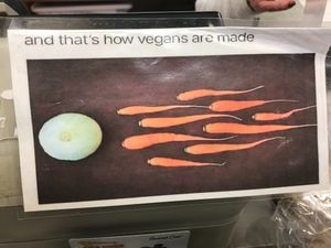 A little meme found at the register at Ken's Diner in Skokie