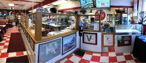 The vegan kitchen  at Ken's Diner in Skokie