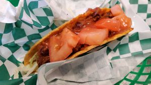 Vegan taco at Ken's Diner in Skokie