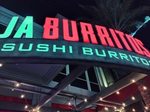 Main sign at Jaburritos in Las Vegas
