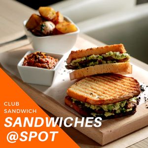 Sandwiches @ Spot - cafe & vegan kitchen
Club sandwich (homemade toast bread, avocado & chickpea spread, champignons, soy sauce, roasted red pepper salsa, herb potatoes)…….350RSD
Club sendvič (domaći tostirani hleb, namaz od avokada i leblebija, šampinjoni, soja sos, salsa od pečene paprike, začinski krompir)……..350din
*Nijedna namirnica nije životinjskog porekla*
• 
U Spotu ručak služimo od 12h do 22h.
•
Za tropsko voće avokado je vrlo specifična namirnica, kako po ukusu, tako i po izgledu. Nutritivno, avokado ima posebne karakteristike, što ga čini dosta drugačijim od ostalih tropskih voćki. Avokado sadrži veliku količinu biljnih vlakana. Od minerala može se reći da je dobar izvor bakra, fosfora, kalijuma, magnezijuma i gvožđa. Od vitamina su prisutni vitamin A, kompleks vitamina B (najviše riboflavina, niacina i folne kiseline), te vitamina C, K i E. U sebi sadrži 18 aminokiselina, esencijalnih i neesencijalnih, što je vrlo dobar rezultat za jednu biljnu namirnicu. Mnoge plaši to što više od 80% kalorija iz avokada dolazi iz masti. To su mononezasićene ili zdrave masti, kao u maslinovom ulju, koje redovnim konzumiranjem mogu da utiču pozitivno na naše zdravlje.
U Spotu služimo sendvič sa namazom od avocado u kombinaciji sa leblebijom. 
•
 Kompletan meni možete pogledati na našoj fb stranici https://www.facebook.com/spot021/ 
• 
Vidimo se u zdravoj tački Novog Sada!    at Spot in Novi Sad