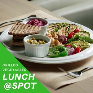 Lunch @ Spot - cafe & vegan kitchen
Grilled vegetables (zucchini, eggplant, pepper, red onion, champignons, tapenade, beetroot, hummus, chapatti bread)…….420RSD
Grilovano povrće (tikvice, patlidžan, paprika, crveni luk, šampinjoni, tapenada, cvekla, humus, čapati hleb)……..420din
*Nijedna namirnica nije životinjskog porekla*
•
U Spotu ručak služimo od 12h do 22h.
•
Chapati (čapati) ili rotis je ukusan, beskvasni, sveže pečen, tanak hleb koji se tradicionalno koristi u Južnoj Aziji. 
Patlidžan je odličan izvor folne kiseline, kalijuma, mangana, i vlakana. Takođe je dobar izvor bakra, fosfora, magnezijuma, pantotenske kiseline, vitamina K, C, B6, niacina i tiamina.
Tikvice povoljno utiču na ljudski organizam. Održavaju liniju vitkom, poboljšavaju koncentraciju, smiruju živce, ojačavaju mišiće i srce. Utiču na izbacivanje vode i štetnih materija iz tela. Iako imaju manje vode od krastavca, sadrže više vitamina i minerala. Imaju malu kalorijsku vrednosti, a obiluju vitaminom C, kalijumom, kalcijumom, fosforom i selenom. 
•
Kompletan meni možete pogledati na našoj fb stranici https://www.facebook.com/spot021/
•
Vidimo se u zdravoj tački Novog Sada!  at Spot in Novi Sad