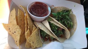 Jackfruit tacos  at Souls Ground Cafe in Benton Harbor