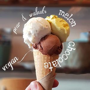 vegan ice cream flavours at Cuppa Turca in Northcote