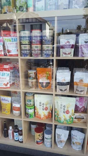 Snacks, dried fruit, nuts, candies at Heartland in San Francisco