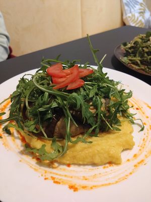 Vegan eggplant lasagna 🤤 at Schadzi Cafe in Linz