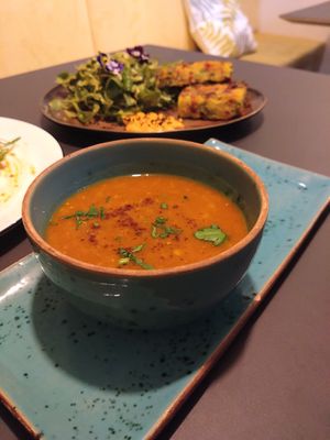 Soup, was kinda salty at Schadzi Cafe in Linz