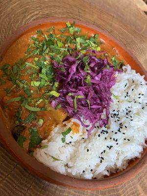 Curry  at Schadzi Cafe in Linz