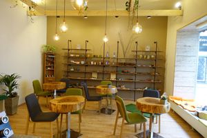 Interior at Schadzi Cafe in Linz