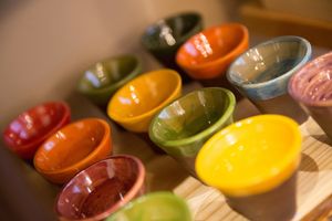 hand made products at Schadzi Cafe in Linz