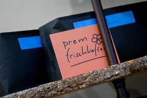 Prem frischkaffee at Schadzi Cafe in Linz