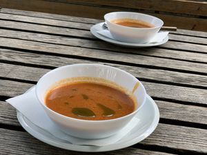Tomato soup  at Makovice in Stupava