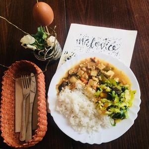 china with tofu  at Makovice in Stupava