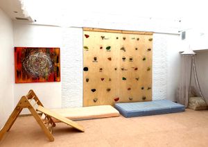 Inside climbing wall. at Makovice in Stupava