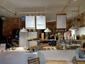 The menu 28.12.2019 at De Soepbar - Spuistraat in Amsterdam