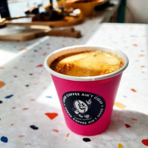 Long black - 6oz espresso & hot water at Hunter Gatherer in Portsmouth