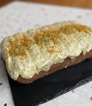 Pistachio carrot cake loaf!  at Hunter Gatherer in Portsmouth