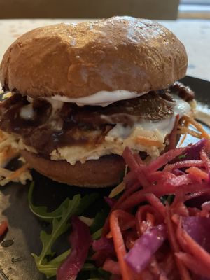 Pulled pork brioche!  at Hunter Gatherer in Portsmouth