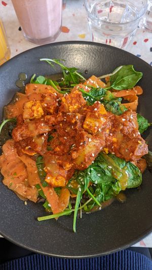 Tikka tofu bowl at Hunter Gatherer in Portsmouth