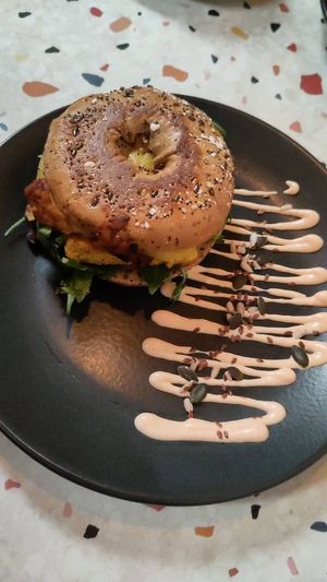 Breakfast Bagel at Hunter Gatherer in Portsmouth