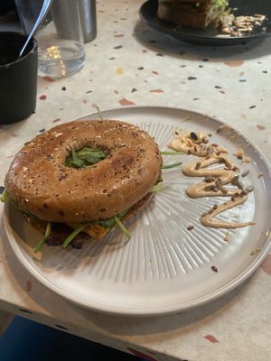 Breakfast Bagel  at Hunter Gatherer in Portsmouth